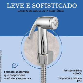 Ducha Higienica 1/4 Porta Gatilho - Roma Metais