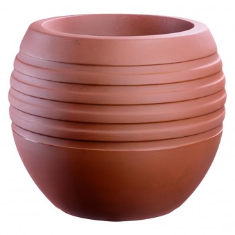 Vaso Para Plantas 34 Cm Canela Café Marrom - Afort