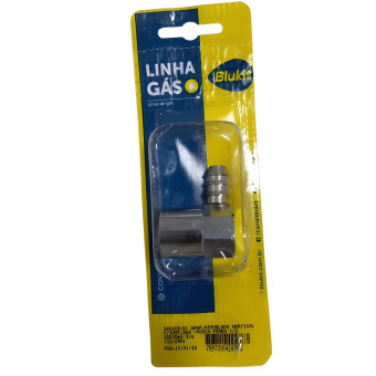 Adaptador Vertical Para Instalação De Gás Fêmea 1/2 - Blukit