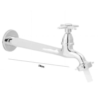 Torneira Para Pia 1158 C23 18 Cm Com Bico - Jr Metais