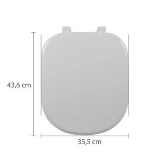 Assento Sanitário Gelo Almofadado Vogue/Life TVGK* - Astra