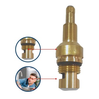 Reparo De Registro P/ Torneira Ducha 1/4V 601 Direito - Fani