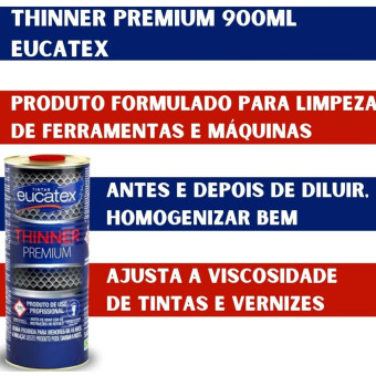 Thinner Diluente Premium 900 Ml 9116 - Eucatex