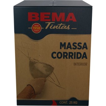 Massa Corrida 25 Kg Caixa Completa - Bema