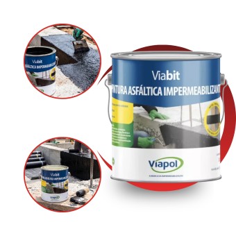 Primer Base Solvente Viabit Para Manta Asfáltica 3,6L Viapol