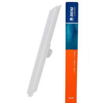 Ralo Linear Com Grelha Branca 70cm Escoamento - Tigre