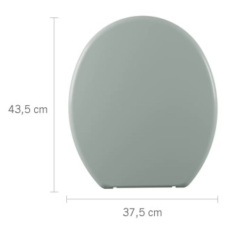 Assento Sanitário Oval VD9 TPJ/AS Verde Claro - Astra