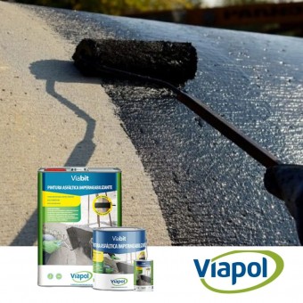 Primer Base Solvente Viabit Para Manta Asfáltica 3,6L Viapol