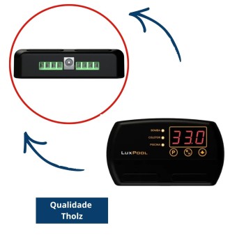 Controle Digital De Temperatura 1373N 12V Luxpool
