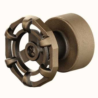 Acabamento Registro Gaveta 1 1/2 509 B700 Cor Bronze - Fani