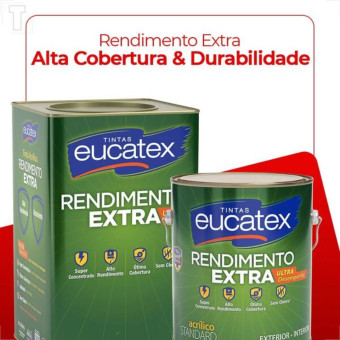 Tinta Rendimento Extra 18 Gelo - Eucatex