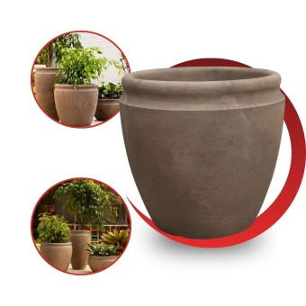 Vaso Para Plantas Antique 55 Macchiato - Japi