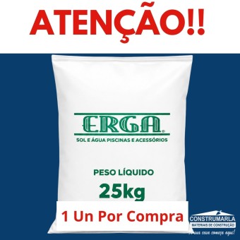 Areia Para Filtro de Piscina 25kg Erga