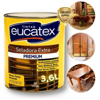 Seladora Para Madeira Premium 3,6 Litros - Eucatex