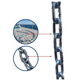 Corrente 6mm 15/64 3 Metros Rino