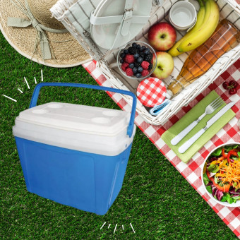 Caixa Térmica Cooler 34 Lts Azul - Antares