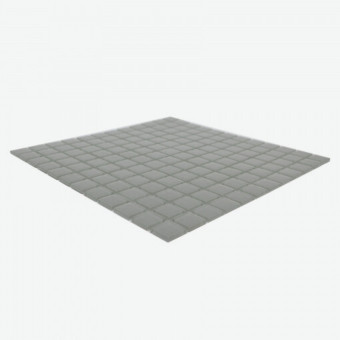 Pastilha Vidro 070 Cinza  Medio (2,5X2,5 cm) - Linea Vitral