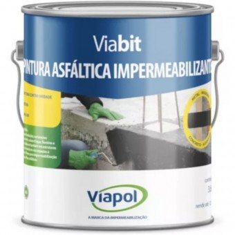 Primer Base Solvente Viabit Para Manta Asfáltica 3,6L Viapol
