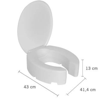 Assento Elevado 13cm Branco BR1 TAE13 / T - Astra