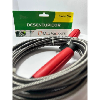Desentupidor Tufão Manual 5 mts - Max Ferragens