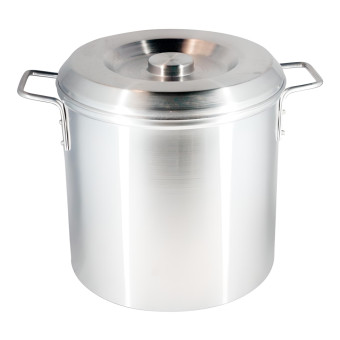 Panela Caldeirão Para Hotel De Alumínio N°28 15,9 L- Carola Cor:Cinza