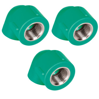 Joelho 90° Dn 32 x 3/4 mm Ppr F/f Com 3 Unidades - Amanco