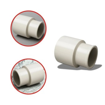 Luva Redução Adaptador Esgoto DN 110 x 100  - Alc Tubos