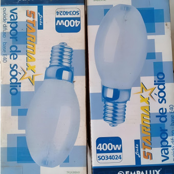 Lâmpada De Vapor De Sódio Ovoide 250w E40 - Empalux Cor da luz:Dourada