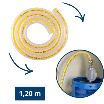 Kit Instalação Gás Mang 1,20m Regulador 505/1 2 Abraçadeiras