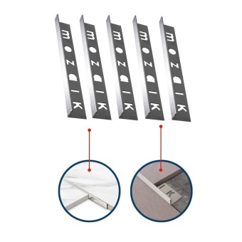 Kit 5 Filete Inox 304 Slim Escovado 120cm FIS12020 Mozaik