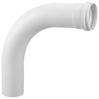 Curva Esgoto Longa Branca DN 100mm X 90  - P/K