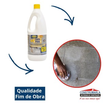 Limpa Piso Antiderrapante, Ásperos - Fim De Obra