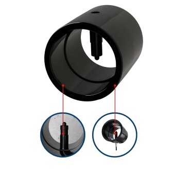 Luva Para Sensor De Temperatura 50 Mm Tholz