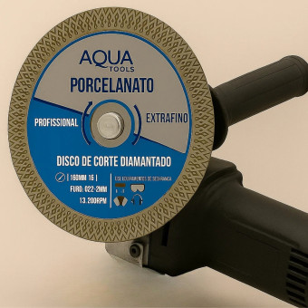 Disco Porcelanato Profissional Para Esmerilhadeira Aquatools