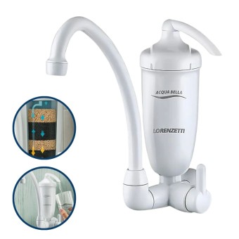 Purificador Acqua Bella com Torneira Mesa Branco Lorenzetti