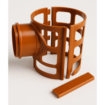 Selim Coletor Esgoto C/ Trava 90° DN150x100 Corr Plastik