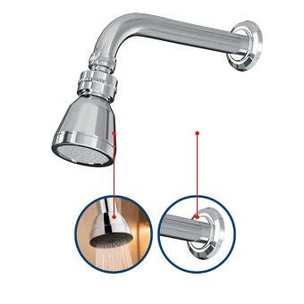 Chuveiro Ducha Com Articulador Parede Metal 3000 C53 - Fani