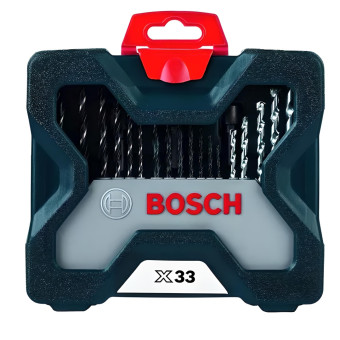 Jogo de Brocas e Pontas X-Line 33 PCS - Bosch 2607017398