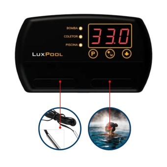 Controle Digital De Temperatura 1373N 12V Luxpool