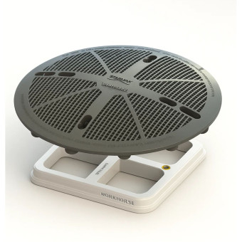 Tampa Para Dreno De Fundo Fsb Prata Com Parafusos - Sodramar