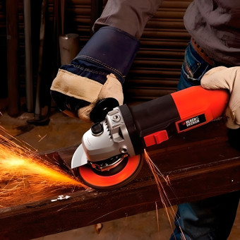 Esmerilhadeira Angular 4.1/2 127V 650W G650-BR - Black e Decker Frequência:60 Hz/Laranja;Voltagem:120V