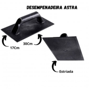 Desempenadeira PVC 17 X 30 Estriada Reforçada DSP2 - Astra