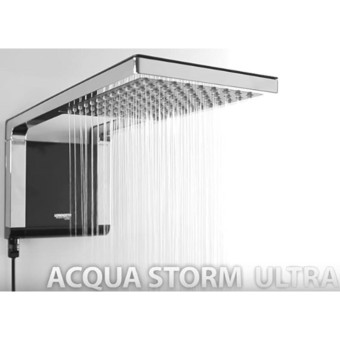 Chuveiro Ducha Acqua Storm Preto Cromado 220v - Lorenzetti