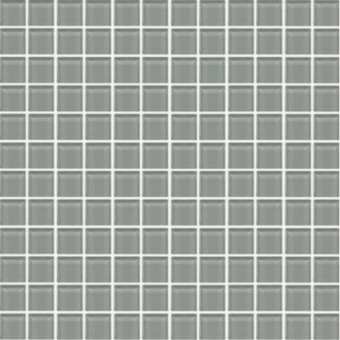 Pastilha Vidro 070 Cinza  Medio (2,5X2,5 cm) - Linea Vitral