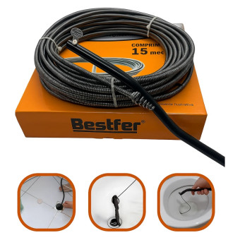 Desentupidor Tufão manual 15 metros - Bestfer