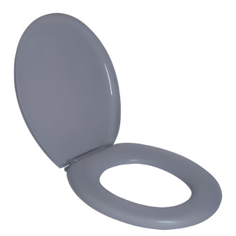 Assento Almofadado Redondo Cinza TPK/As Cz1- Astra