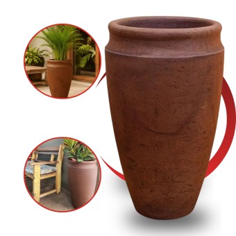 Vaso Antique 44 Aço Corten JVAQAC44 - Japi