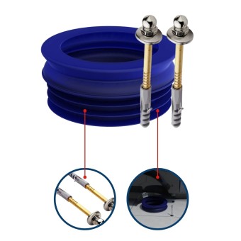 Anel de Cera Smart  340108 + 02 Parafuso Castelo Bucha10 Blukit
