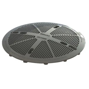 Tampa Para Dreno De Fundo Fsb Prata Com Parafusos - Sodramar