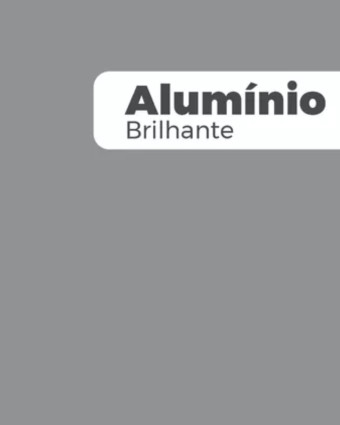 Tinta Esmalte Cor Alumínio Brilhante 225ml - Eucatex